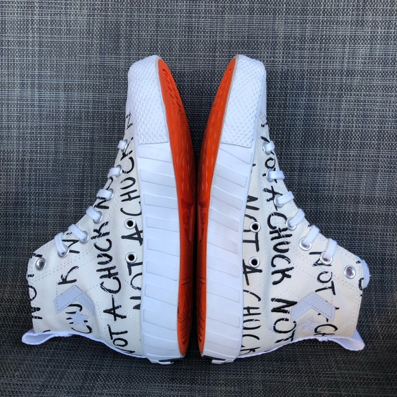 Converse High Top UNT1T!3D 'Not a
Chuck' Canvas sneakers Shoes Juniors size 4.5 - Picture 8 of 11